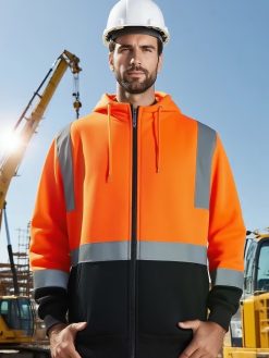 Men’s Hi-Vis Reflective Work Hoodie